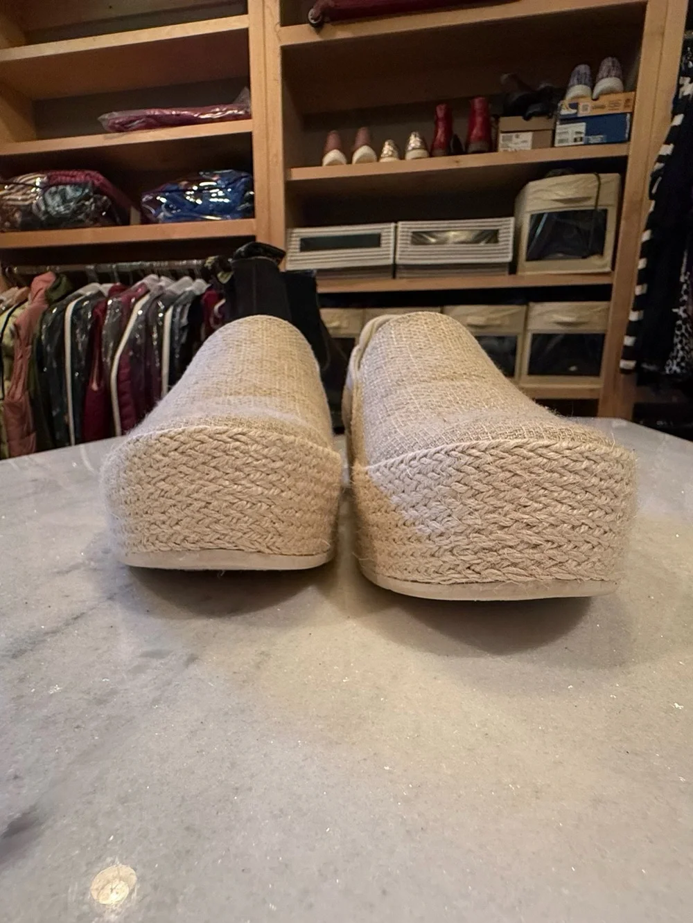 Skechers Martha Stewart Slip-on platform espadrilles